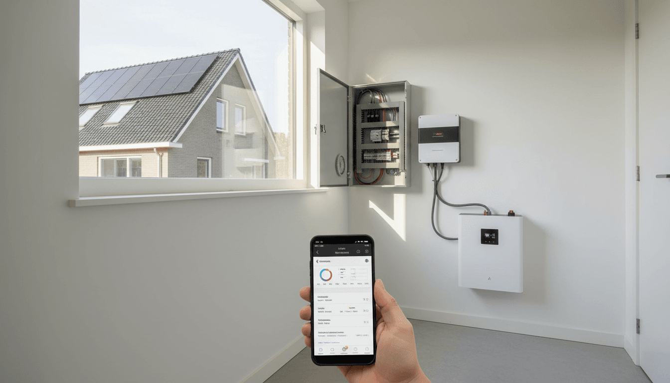 Hoe werkt een thuisbatterij met zonnepanelen?