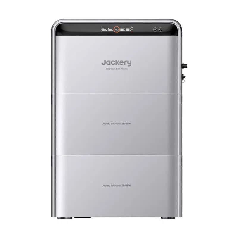 Jackery SolarVault 3 Pro Max AC + 2× BP2500